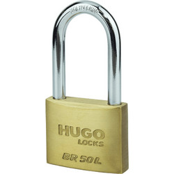 Hugo Locks 60140 - Λουκέτο Μακρύλαιμο με Κλειδί 50mm