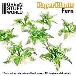 Green Stuff World 10363 - Fern Paper Plant laser cut