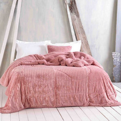 Rythmos Κουβερτοπάπλωμα Υπέρδιπλο 220x240 Shabby Ροζ
