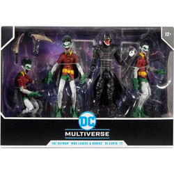 McFarlane DC Multiverse The Batman Who Laughs with The Robins Of Earth Set 18cm