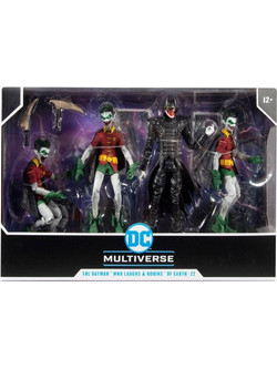 McFarlane DC Multiverse The Batman Who Laughs with The Robins Of Earth Set 18cm