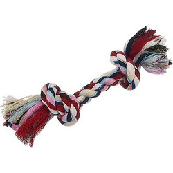 Παιχνίδι - σχοινί Cotton Rope Toy 2 Knots (20mm x 28cm)