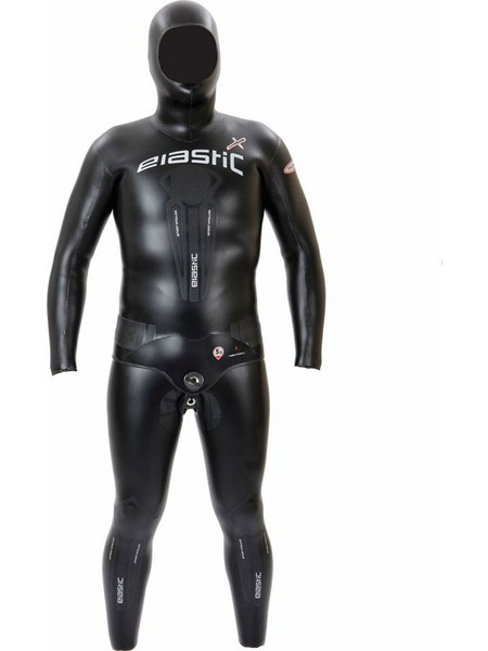 Sport Apollon Elastic X Ολόσωμη Στολή Κατάδυσης Ξυρισμένη Neoprene με Επιστήθιο για Ψαροντούφεκο 6mm