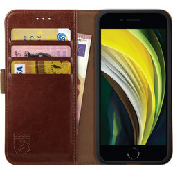 Rosso Element PU Book Case Brown (iPhone SE 2022 / SE 2020 / 8 / 7)