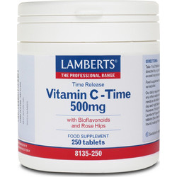 Lamberts Vitamin C 500mg Time Release 250 Ταμπλέτες