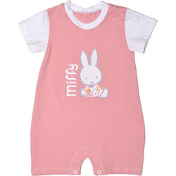 Miffy Des.16 Φορμάκι Κοντομάνικο για Κορίτσι Ροζ