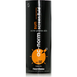 Frezyderm Ac-Norm Sun Screen Fluid Αντηλιακό Γαλάκτωμα Προσώπου SPF50 50ml
