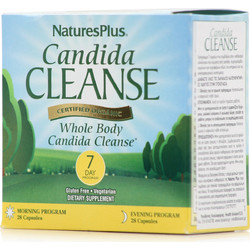 Nature's Plus Candida Cleanse Πεπτικό Βοήθημα 2x28 Κάψουλες