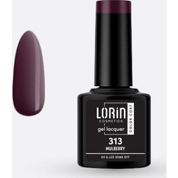 Lorin Gel Lacquer 313 Mulberry Ημιμόνιμο Βερνίκι Νυχιών 8ml