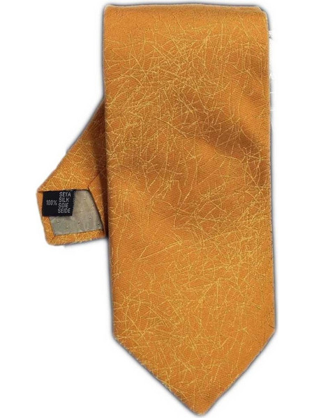 MAKIS TSELIOS Μεταξωτή γραβάτα 8,5 cm Orange...