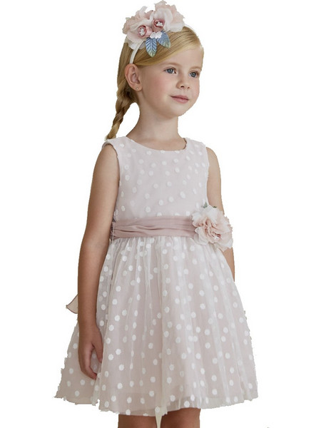 Abel & Lula Παιδικό Φόρεμα με Τούλι Λευκό 22-05024-072