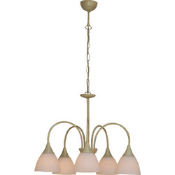 Home Lighting Kup Κρεμαστό Φωτιστικό Οροφής Πολύφωτο Μπεζ 77-3246