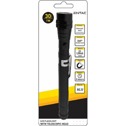 Entac EFL-1W-FLEX-ALU Φακός Μπαταρίας Led Αδιάβροχος IP44 με Μαγνήτη 30lm