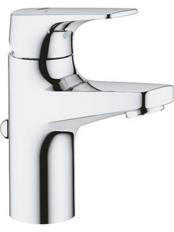 Grohe Bauflow 23751000 Μοντέρνα Μπαταρία Νιπτήρα Μπάνιου Χρωμέ με Βαλβίδα