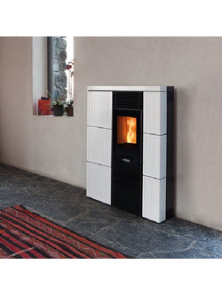 Ravelli Olivia Ceramica 8KW Σόμπα Pellet Αεραγωγών Αερόθερμη 8kW