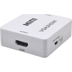 ANGA Anga PS-M600 Μετατροπέας VGA θηλυκό με Ήχο σε HDMI (A) θηλυκό 720p/1080p 01153