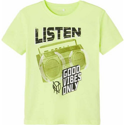 Name It Παιδικό T-Shirt Κοντομάνικο Lime 13200272