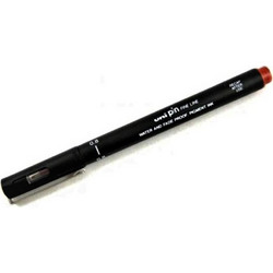 Μαρκαδόρος Pin Κόκκινο 0.8mm Uni-Ball