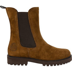Wrangler Γυναικεία Μποτάκια Chelsea Suede Ταμπά με Χοντρό Χαμηλό Τακούνι WL12711A-160