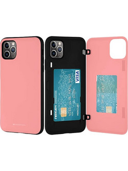 GOOSPERY DOOR BUMPER CASE IPHONE 11 PRO / X / XS - PINK SAND