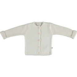 Ζακέτα πλεκτή βρεφική Biorganic Unisex Ecru 61389B