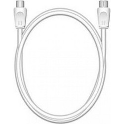 MediaRange Καλώδιο Κεραίας Coax Male to Coax Female 3m White MRCS163
