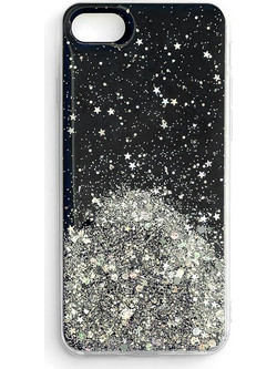 Wozinsky Star Glitter Shining Cover for Xiaomi Redmi Note 9T 5G black