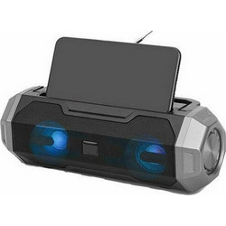 Lamtech LAM023152 Ηχείο Bluetooth 12W με Ραδιόφωνο Μαύρο