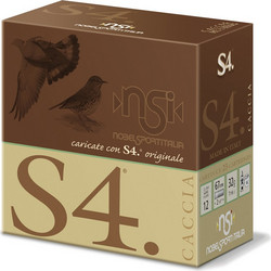 Nobel Sport S4 Caccia Φυσίγγια Συγκέντρωσης 12Cal 70mm 32gr 25τμχ