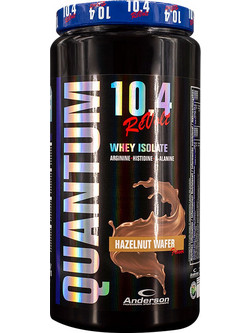 Anderson Quantum 10.4 Revolt Whey Isolate Hazelnut Wafer Πρωτεΐνη Ορού Γάλακτος 800gr