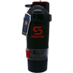 ShakeSphere V2 700ml black/red - Shaker Πρωτεΐνης