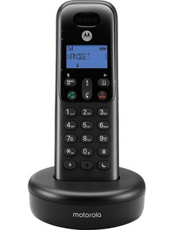 Motorola T501 Ασύρματο Τηλέφωνο με Ανοιχτή Ακρόαση Μαύρο
