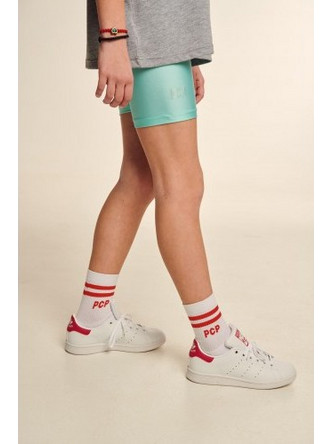 PCP Kiddo Amaryllis Shiny Shorts In Mint - Παιδικό Μέντα Ποδηλατικό Κολάν