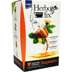InterMed Κάψουλες Τσάι Herbofix Respiratory Συμβατές με Μηχανή Nespresso 10τμχ