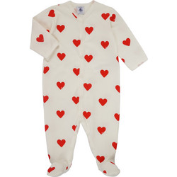 Petit Bateau Φορμάκι Μακρυμάνικο για Κορίτσι Λευκό A00BT-01