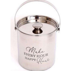 Παγοδοχείο Με Καπάκι 014.KG0775 16x18cm Inox Ανοξείδωτο Ατσάλι