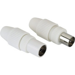 Βύσμα HAMA Coaxial Male / Female 2τμχ
