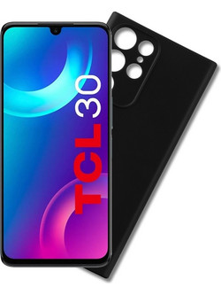 Volte-Tel Θήκη TCL 30 / 30 5G / 30+ 6.7" Silicon TPU Camera Guard Black