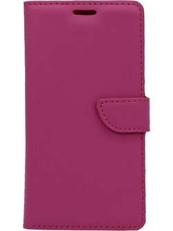 Θήκη flip με υποδοχή καρτών και δυνατότητα STAND για LG G4 - φούξια