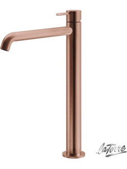 Μπαταρία Νιπτήρος Υψηλή ELLE 316 35016-811 rose gold brushed pvd LA TORRE