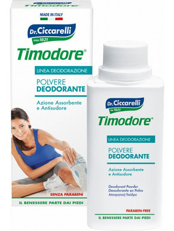 Dr. Ciccarelli Timodore Αποσμητικό σε Πούδρα Χωρίς Αλουμίνιο για Μύκητες Ποδιών 75gr