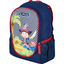 Herlitz Rookie Pirate Σχολική Τσάντα Πλάτης Νηπιαγωγείου Navy Μπλε 50038107