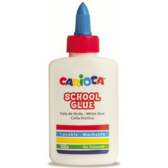 Carioca Υγρή Κόλλα School Glue Μεγάλου Μεγέθους 100gr Χωρίς Διαλύτες