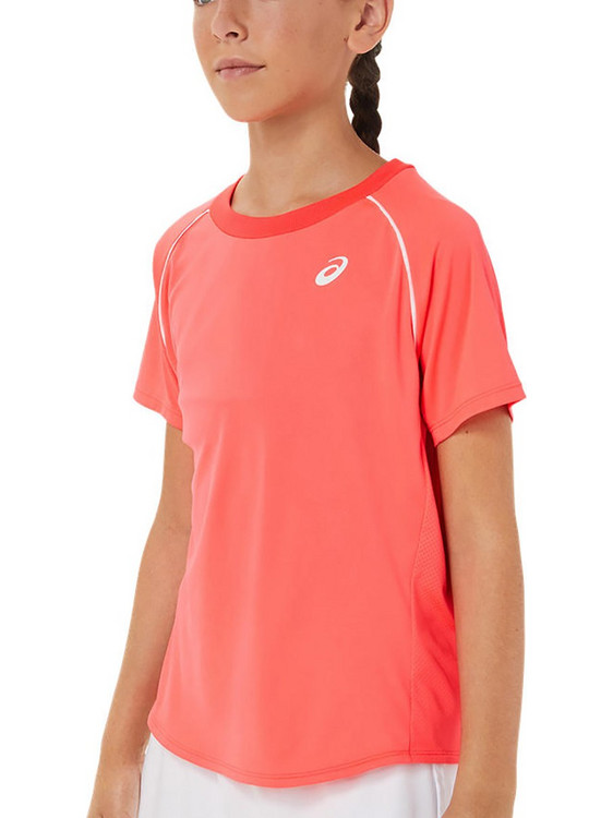 ASICS Παιδικό T-Shirt Κοντομάνικο Κοραλί 2044A030-702