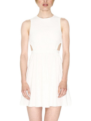 Pepaloves Zulema Mini Καλοκαιρινό Φόρεμα 108355-Cream
