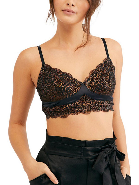 Free People Evelina Τοπάκι Μαύρο OB874156