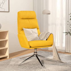 vidaXL Πολυθρόνα Relax Περιστρεφόμενη Κίτρινη 341137