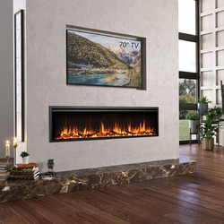 Richen Insert 183 Ηλεκτρικό Τζάκι Τοίχου 2000W Μ183xΥ48xΒ14.7cm