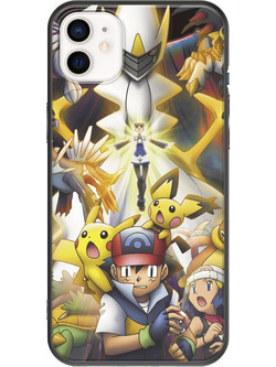 Θήκη Pokemon iPhone 12 mini Black TPU (Μαύρη Σιλικόνη)