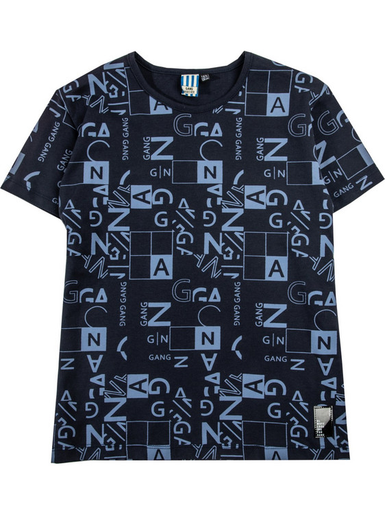 Gang Παιδικό T-Shirt Κοντομάνικο Navy Μπλε 122911